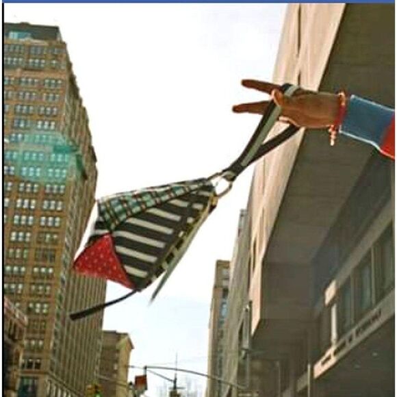 NWT Kate Spade Scarf Patchwork Skye Kite Handbag Bag - Picture 7 of 16